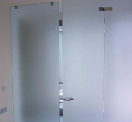 K&Kglass Decoratrive acidetched frameless doors